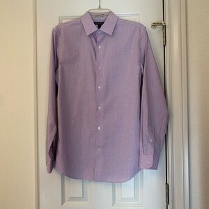 Men’s Banana Republic Red and Blue Checkered Dress Shirt Size Small